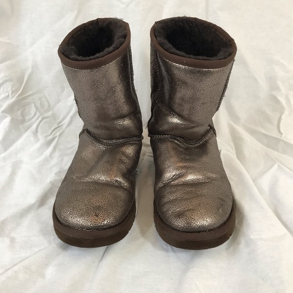 UGG boots metallic brown size 9 - Picture 3 of 6